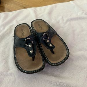 Navy Blue Alegria by PG LITE sandals women’s size 8